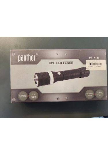 Panther Xpe Led Fener 3 Kademeli Işık Ayarı