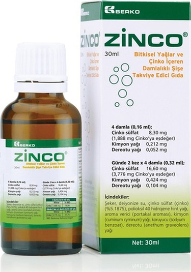 Zinco 30 ml Damla