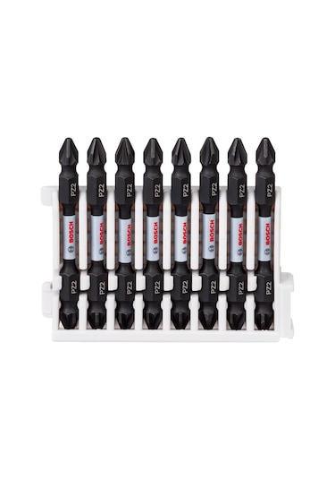 Bosch Impact Ctrl Çift Taraf PZ2 Vidalama Ucu Paketi 8'li 65 MM - 2608522338