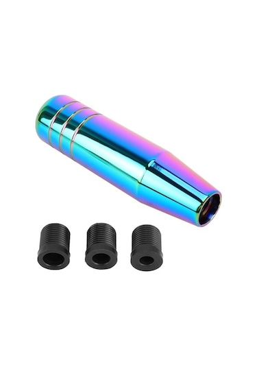 Wondernest Evrensel Renkli Uzun Şerit Araba Vites Topuzu, 13cm Modifiye Vites Kolu Std