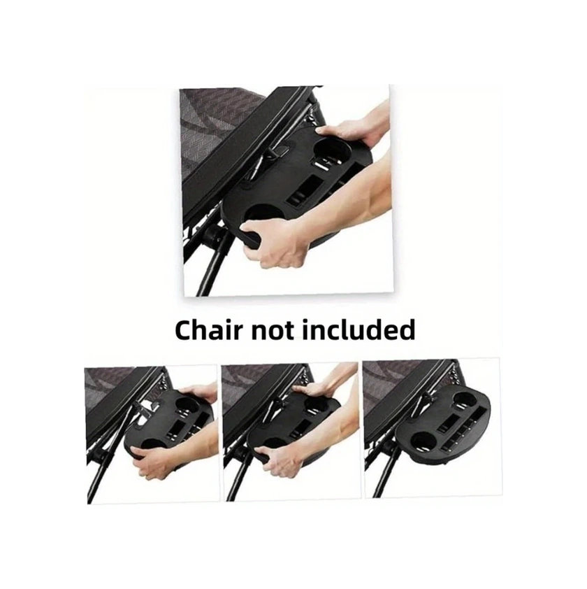 Sunshine011 Küçük Boy 1 Adet Sıfır Yerçekimi Sandalyesi Cep Telefonu Yuvalı Masa - Dayanıklı Siyah Küçük