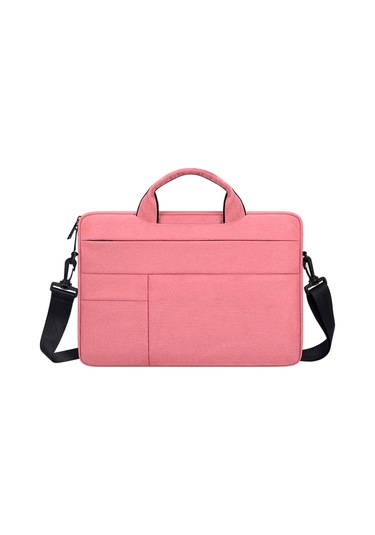 ND05SDJ Oxford Kumaş + Naylon Dizüstü Bilgisayar Çantası Pembe 15 inch