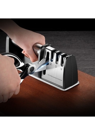 Wondernest Mutfak Çok Fonksiyonlu Bıçak Bileyici, Pratik Ve Etkili Bıçak Keskinleştirici