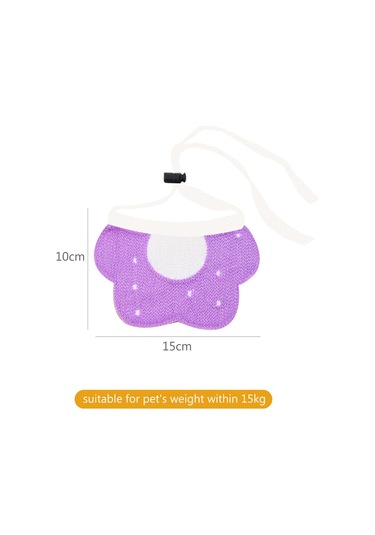 Lemestar Köpek Ve Kedi Tükenmez Kumaş Mendili Mor-m - 15 Kg'a Kadar Uygun - 15x10 Cm