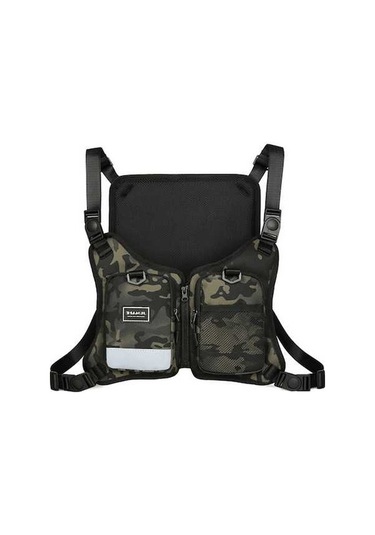 Artfulabode Yeleği: Ve Su Reflektif Kamuflaj Geeroyoo Geçirmez Çok Cepeli Balıkçı Ayarlanabilir, Bq Kamuflaj