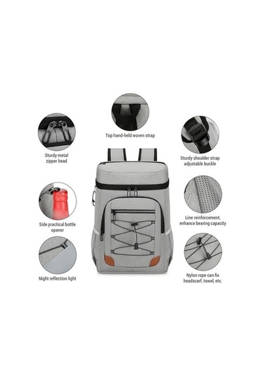 Trendooze Yalıtımlı Suya Sızdırmazlık Sırt Koyu Koyu Gri Gri Çantası, 648 Th Koyu Gri