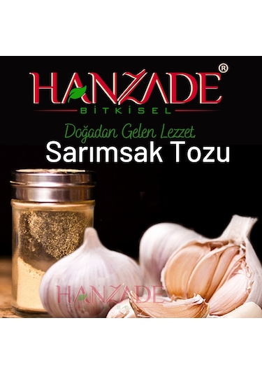 Hanzade Bitkisel Sarımsak Tozu 1 KG