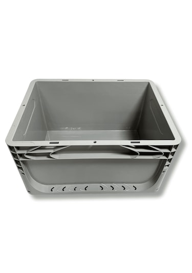 Alpbx 1.kalite Gri Plastik Kasa 40x30x22 Cm - Kutu 21 Litre