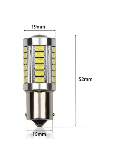Homyl 1156 Fren Ampulü 6000k Arka Lambalar Için Sarı-ışık