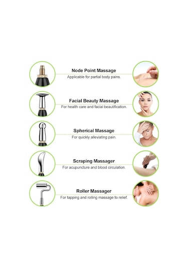 Butu Dolaşan Enerji Otomatik Nokta Bulma Meridyen Kalemi Ev Ağrısı Elektronik Akupunktur Kalemi Özellikler 5 Başlı Renkli Kutu Çok Renkli