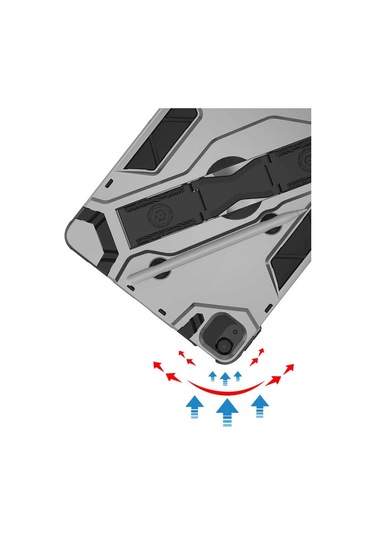 İpad Air 11 İnç 2024 Uyumlu Redclick Standlı Zırh Kalem Bölmeli Tablet Kılıf