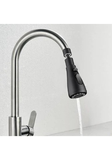 Suntek Magideal 360 Dönen Musluk Uzatıcı Siyah