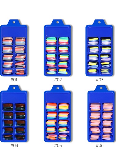 Youtek 100 Adet Şeffaf Pvc Takma Tırnak - 13 Farklı Boyut, Manikür Ve Dıy Tırnak Sanatı İçin Tam Kaplama Balerin Uçlu