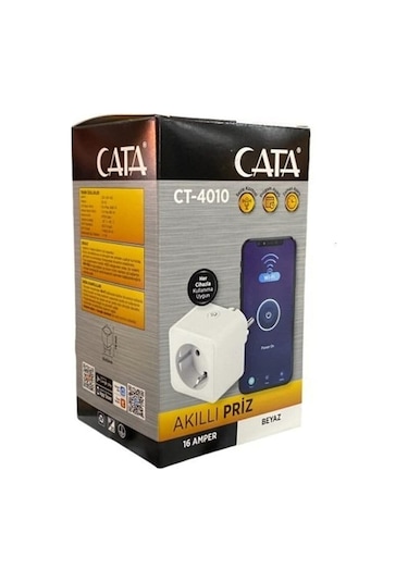 Cata CT-4010 Uzaktan Kontrollü Akıllı Wifi Priz