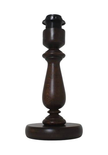 Koyu Ceviz Ahşap Abajur Ayak Vintage Model Ayk001245 Ceviz