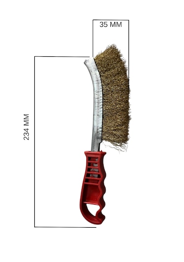 Plastik Saplı Tel Fırça Izgara-çelik-demir-bakır-metal Telli Fırça