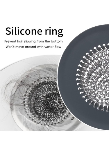 Dianziye 304 Paslanmaz Çelik Saç Filtresi - Sıvı Akışını Engellemeyen, Saçları Etkili Bir Şekilde Toplayan, Duş/banyo/ Lavabo Uçucu Tıkanıklık Önleyici 10 Adet İle Sipariş Diğer