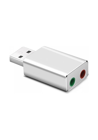 Usb 7.1 Ses Kartı Sound Card Usb Mikrofon Kulaklık Çevirici