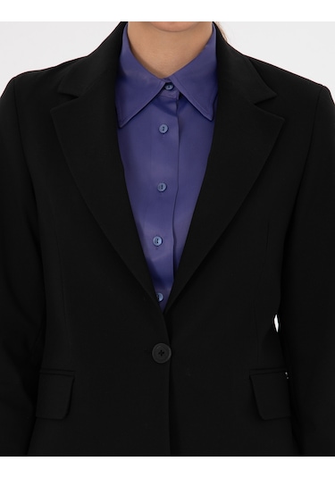 Pierre Cardin Kadın Siyah Ceket 50319423-vr046 Siyah