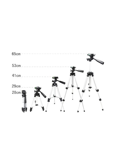 Ally 65Cm Alüminyum Cep Telefonu+Kamera Tripod Stand