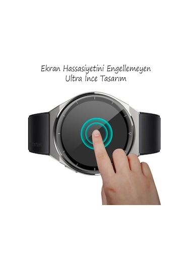 Huawei Gt3 Pro 46MM Ekran Koruyucu 3D Kavisli Full Kaplama Pmma