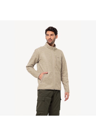 Jack Wolfskin Tannenspur Erkek Bej Polar Ceket 1711131 Bej