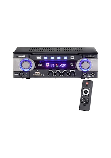 Osawa 2X50W Usb 2 Mikrofon Girişli Stereo Bluetooth Amfi Hd-510