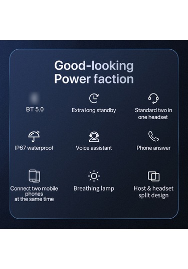 Vkemall Coolreach X7 Motosiklet Bluetooth Kask Kulaklığı Motosiklet İnterkom Kulaklığı Su Geçirmez Motosiklet Kulaklığı Kraliyet Mavisi