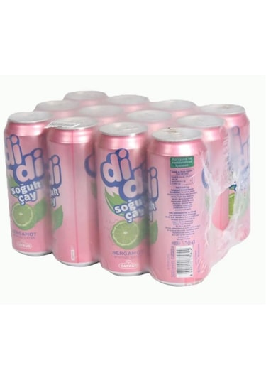 Çaykur Didi Bergamot Aromalı Soğuk Çay 500 Ml X 12 Adet
