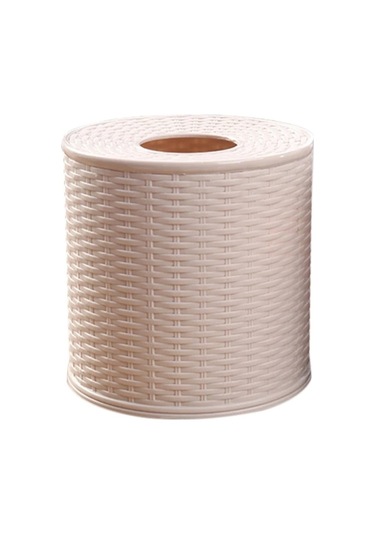 A-plastik Doku Kutusu Tutucu Mutfak Oturma Odası Simülasyon Rattan Doku Saklama Kutusu Tuvalet Banyo Rulo Kağıt Raf Konteyner