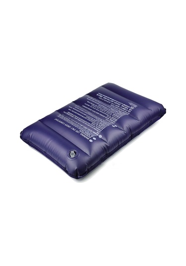 Kangvka Seyahat Kamp Yatak Yastığı - Pvc Floklu, Boyun Ve Bel Desteği, 46x30x9cm, 80g, Ofis Ve Doğa İçin Hızlı Şişirilebilir Yastık Mor