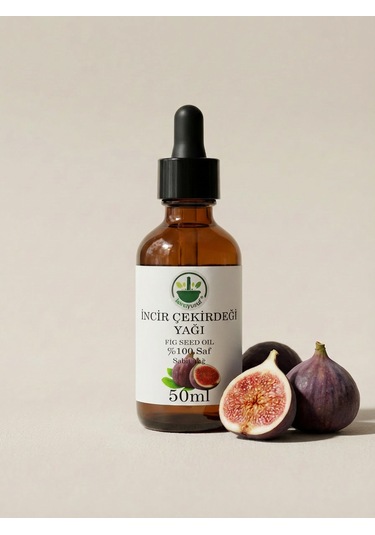 Soğuk Sıkım İncir Çekirdeği Yağı Fig Seed Oil Ficus Carica Saf Doğal 50 Ml 50 ML