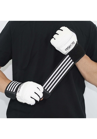 Suntek Tekvando Boks Torbası Mma M Beyaz Için Kickboks Beyaz