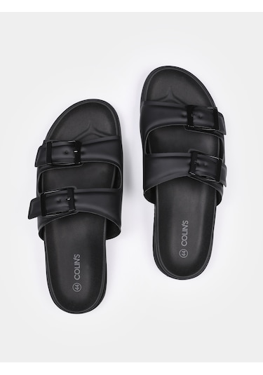 Colins Erkek Siyah Terlik Cl1075008 Q1.v1 Blk Siyah