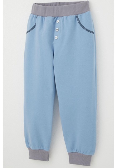 Breeze Erkek Çocuk Eşofman Altı Kedicik Düğme Aksesuarlı Cep Kısmı Kontrast Dikiş Detaylı 1-4 Yaş, Mavi Mavi Breeze Erkek Çocuk Eşofman Altı Kedicik Düğme Aksesuarlı Cep Kısmı Kontrast Dikiş Detaylı 1-4 Yaş, Mavi Mavi