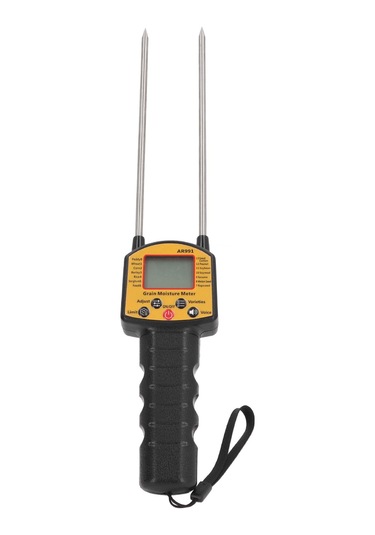 Hangfox Akıllı Lcd Ekranlı, Sesli İpucu, Çift Çubuk Prob, Tahıl Nem Ölçer - Buğday, Mısır, Fıstık, Pirinç, Köyfidanesi Nem Ölçümü Aleti