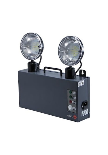 Arsel Dali Versalite Led VSL226/1 Acil Aydınlatma Armatürü Kesint Siyah