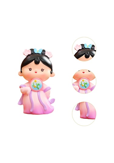 Suntek Çin Tang Kız Heykelcik Koleksiyonu 4,2cmx3,2cmx7,4cm
