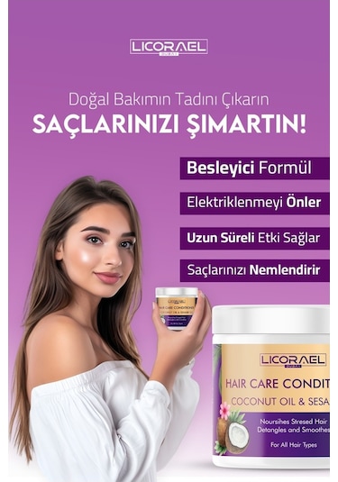 Licorael Dubai Saç Maskesi Haır Care Condıtıoner