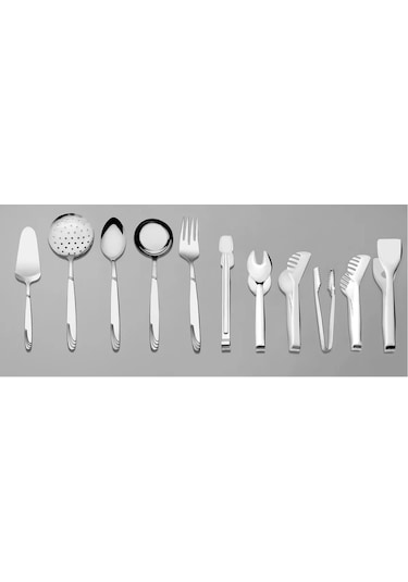 Nehir Lizbon 11 Parça Servis Takımı - Maşa - Servis Seti Takımı