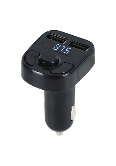 Sones X8 Araba Mp3 Kablosuz Stereo Müzik Çalar Tam Frekans Fm Verici Çift Usb Bağlantı Kablosuz Araç Şarj FM Transmitter 53047263