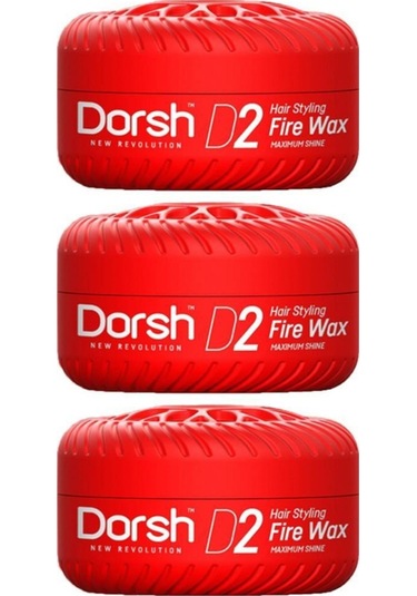 Dorsh Saç Şekillendirici Wax Fire Wax D2 150 Ml 3 Adet