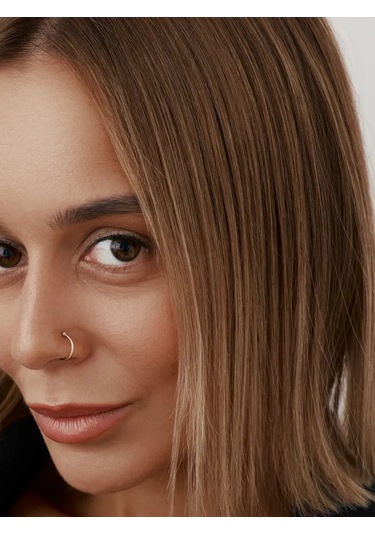 Zoloto Russkih Deliksiz Piercing Halkası Altın Kaplama Taklidi 65455815 Altın