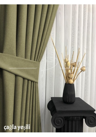 Fon Perde Keten Fonluk Aplim Desen 1. Kalite Tok Duruş