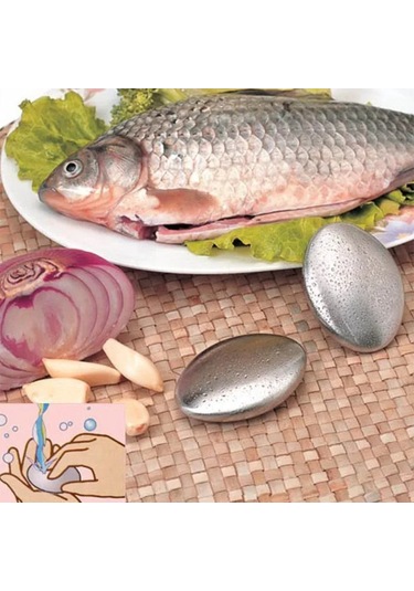 Kangvka Inox Çelik Sabun: El Koku Giderici, Sarımsak Soğan Balık Koku Temizleyici, Mutfak/banyo Gereci