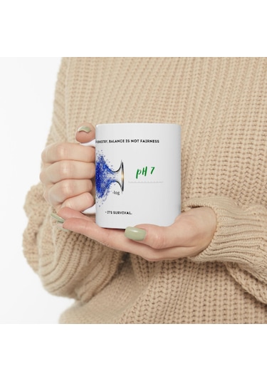 Kimya Temalı Beyaz Kupa Bardak Kimyacılar Ve Bilim Severler İçin Eğlenceli Hediye Beyaz