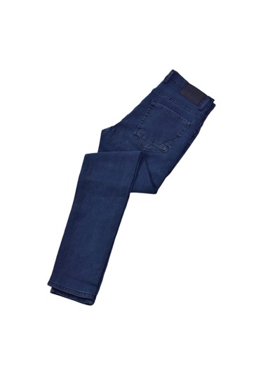 Erkek Silim Fit Jeans Pantolon 1502 Bgl-st04188 Koyu Mavi