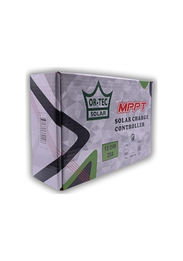 Ortec 20 Amper 12v / 24v Mppt Şarj Kontrol Cihazı Bluetooth Özellikli