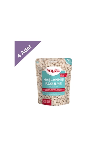 Yayla Haşlanmış Fasulye 700 G X 4 Adet