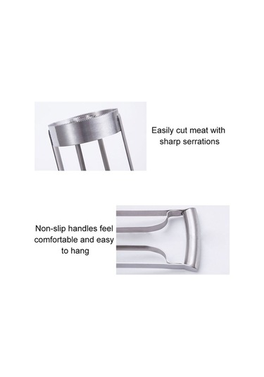 Pazly Cbtx Paslanmaz Çelik Ananas Bıçağı, Ananas Çekirdek Sökücü Soyucu Bıçağı Gri